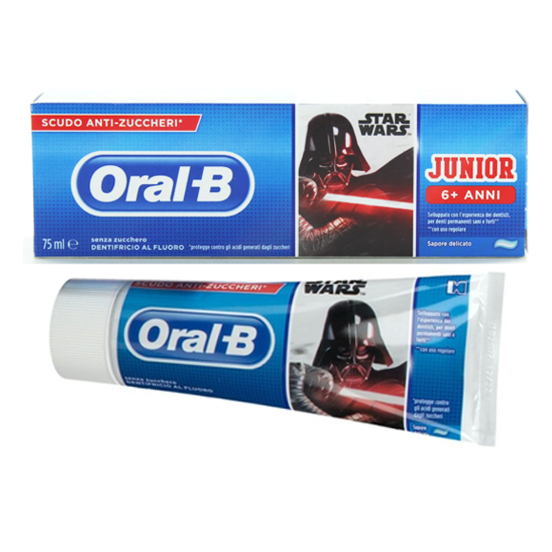 Pasta do zębów dla dzieci Oral-B JUNIOR 75ml 6+ STAR WARS Gwiezdne Wojny