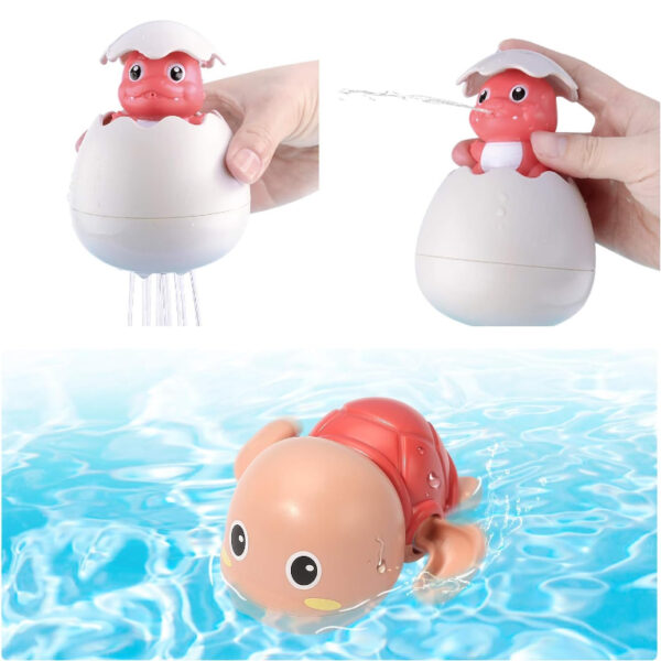 Zestaw zabawek do kąpieli dla dzieci Cute Stone Bath Toy 33 el. - obrazek 5