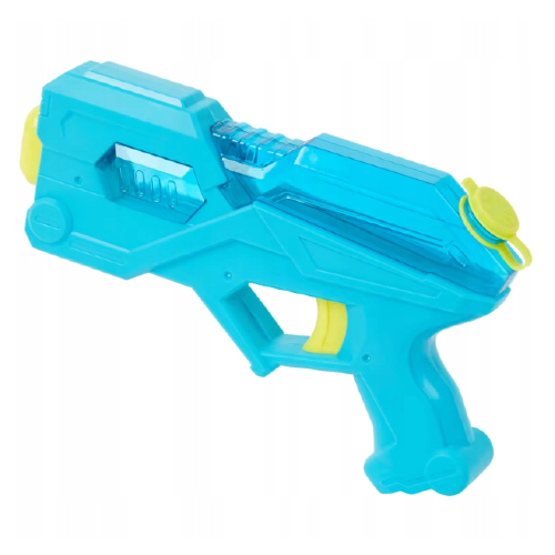 Pistolet na wodę niebieski 24cm do zabawy dla dzieci