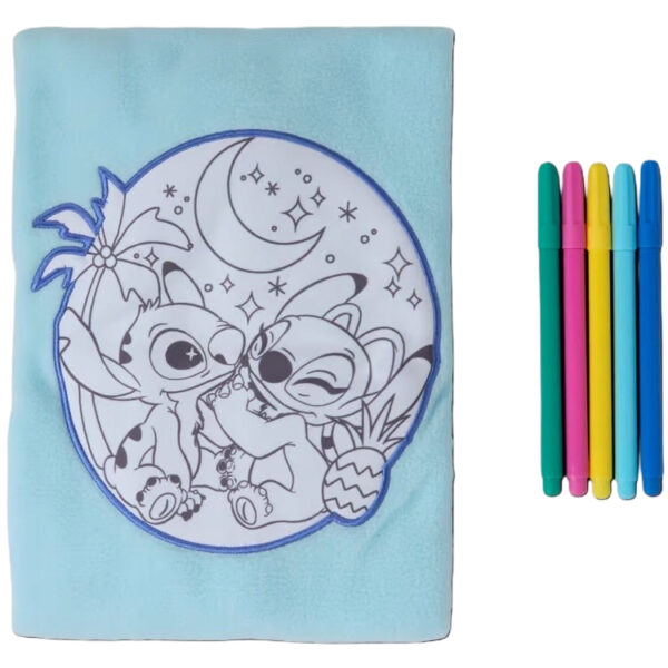 Pokoloruj swoją własną bluzę Stitch 98-104 +markery do tkanin - obrazek 3