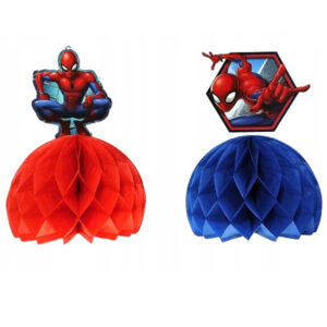 2 szt Papierowe dekoracje urodzinowe Spider-man 29x21cm
