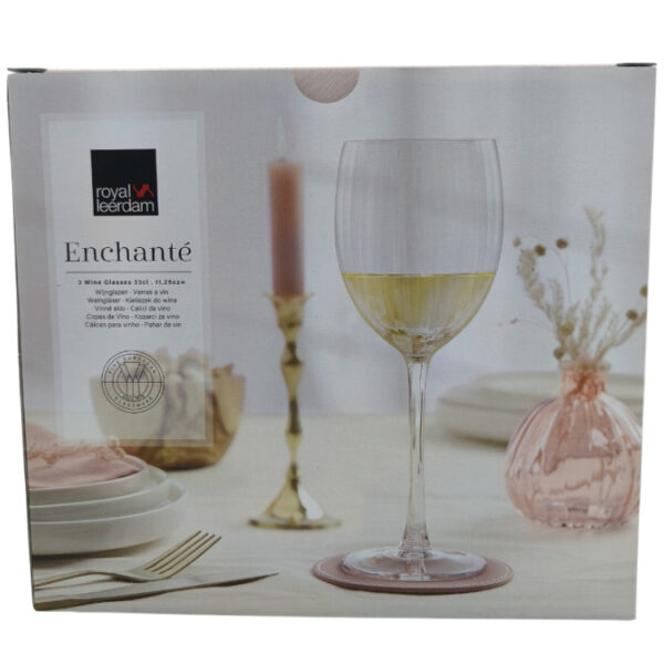 Elegancki Zestaw 3 kieliszków do wina 330ml Wine Glasses - obrazek 4