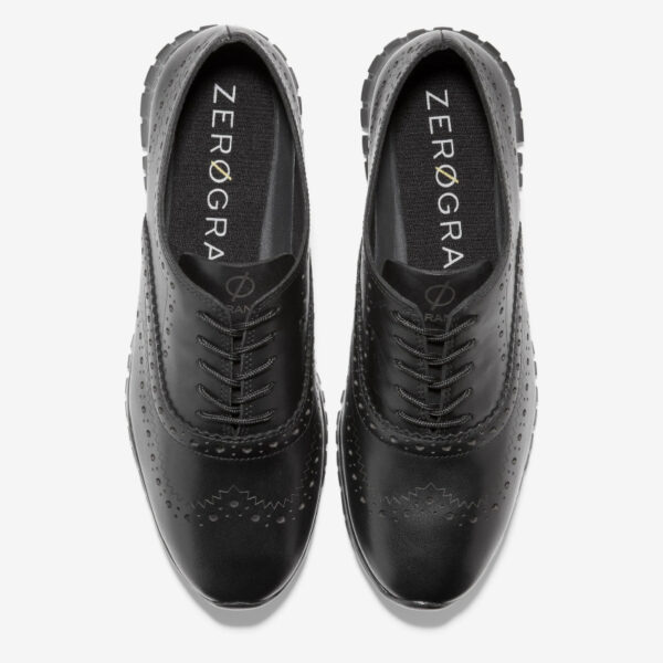 Damskie buty ZERØGRAND Wingtip Oxford Skórzane Czarne r.38 - obrazek 6