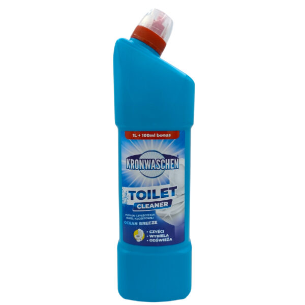 Płyn do czyszczenia WC Muszli Klozetowej Ocean Breeze 1,1L - obrazek 2