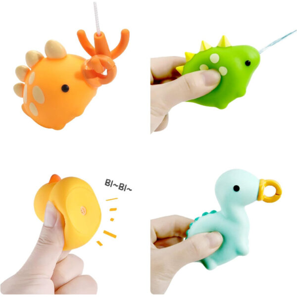 Zestaw zabawek do kąpieli dla dzieci Cute Stone Bath Toy 33 el. - obrazek 3