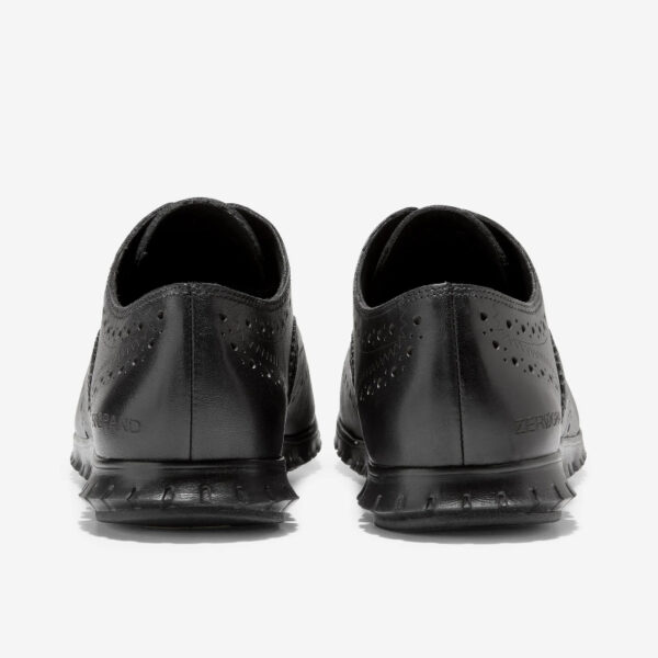 Damskie buty ZERØGRAND Wingtip Oxford Skórzane Czarne r.38 - obrazek 4