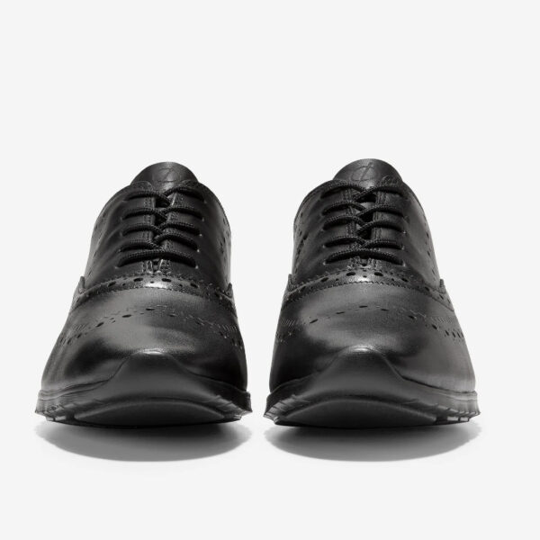 Damskie buty ZERØGRAND Wingtip Oxford Skórzane Czarne r.38 - obrazek 3