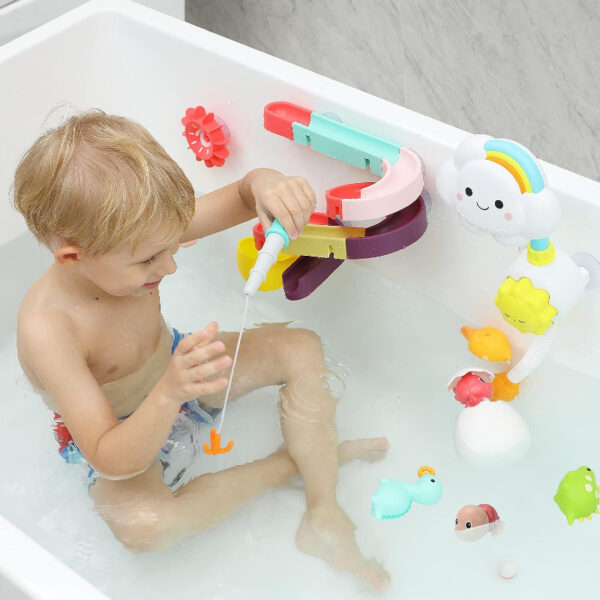 Zestaw zabawek do kąpieli dla dzieci Cute Stone Bath Toy 33 el. - obrazek 4