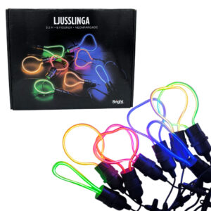 Łańcuch Girlanda z neonami 8,5m 8 neonów kolorowe Dekoracja ogrodu domu IP44
