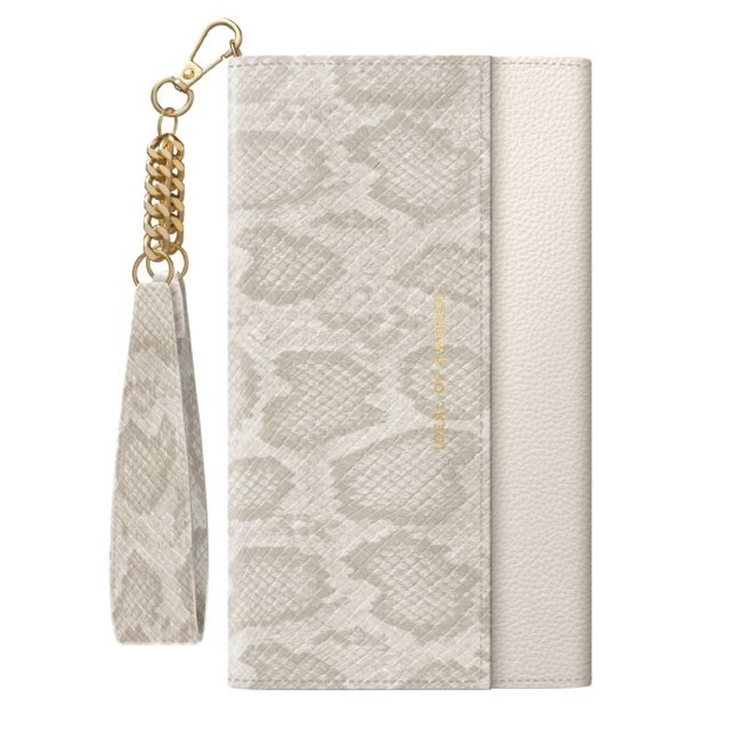Etui kremowe iPhone 11 Pro/XS/X pearl python iDeal of Sweden