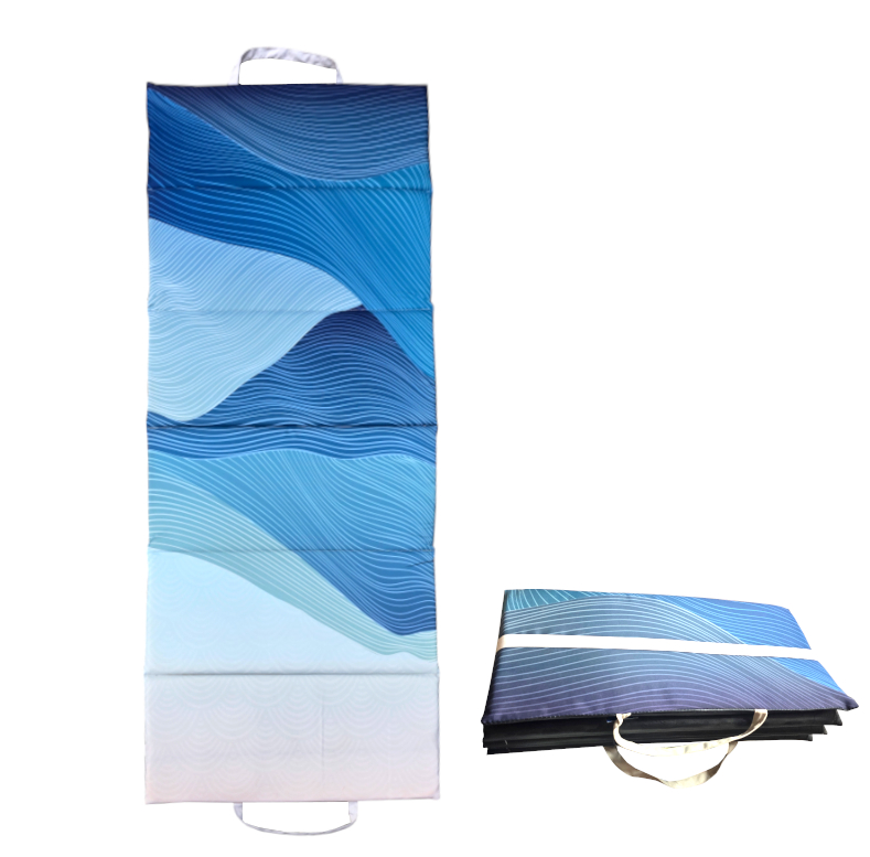 Mata plażowa na plaże składana 58 x 170 x 1,5 cm