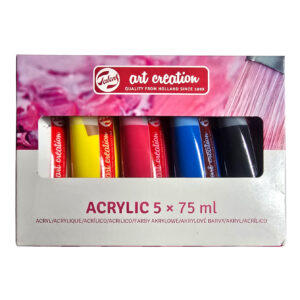 Farby akrylowe Talens Art Creation zestaw 5 kolorów x 75 ml