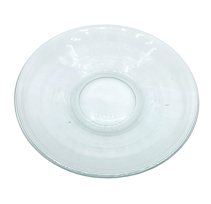 Półmisek szklany okrągły 25 cm dekoracyjny