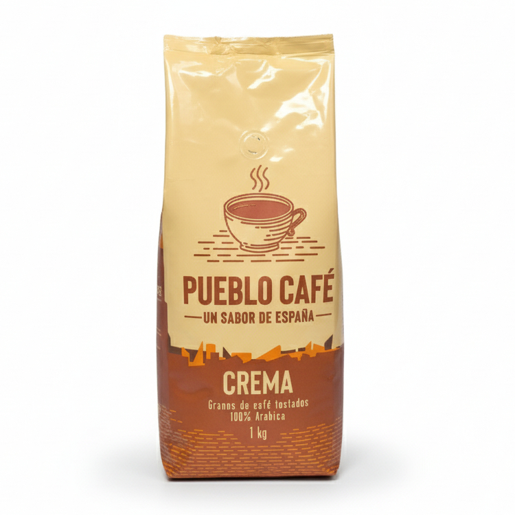 Kawa ziarnista Pueblo Cafe Crema 100% arabica 1 kg