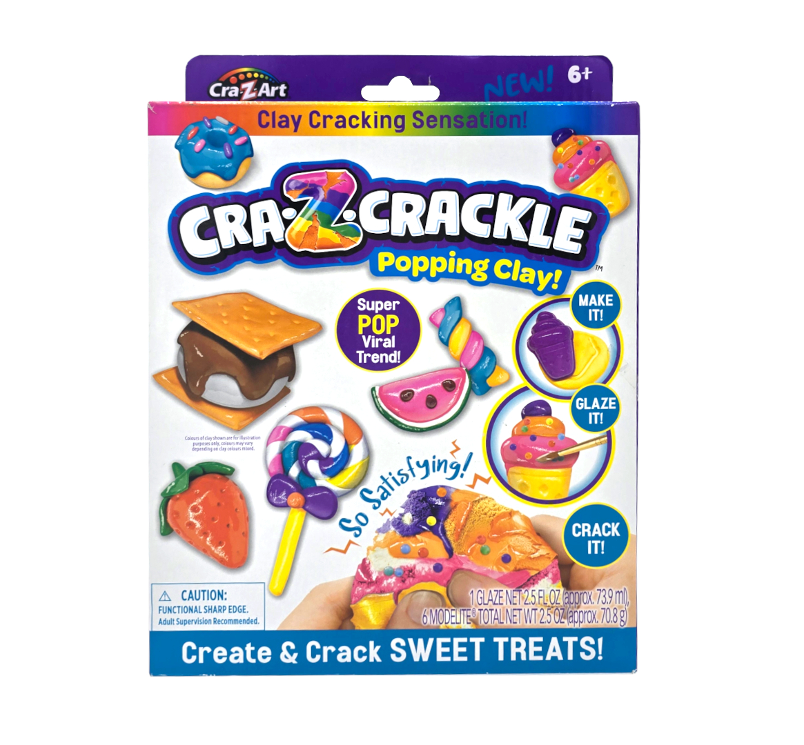 Cra-Z-Crackle clay zestaw artystyczny pękająca glina