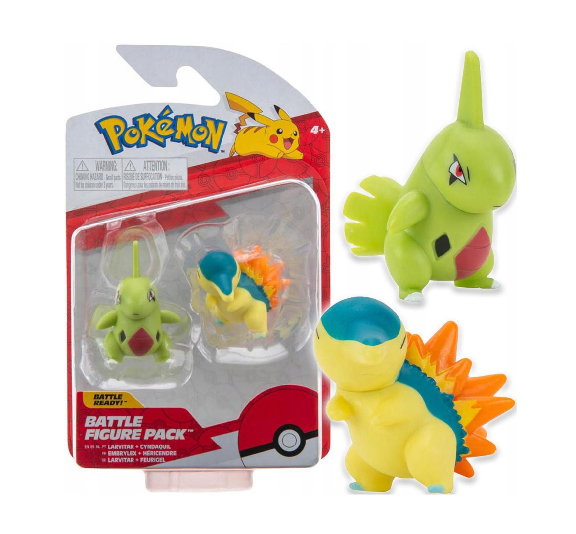 Pokémon figurka kolekcjonerska Larvitar Cyndaquil 2 sztuki