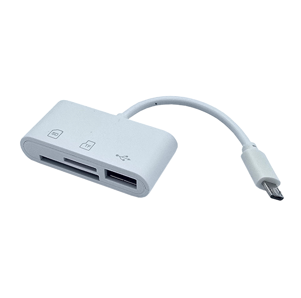 Hub USB B 3w1 przejściówka adapter do telefonu laptopa