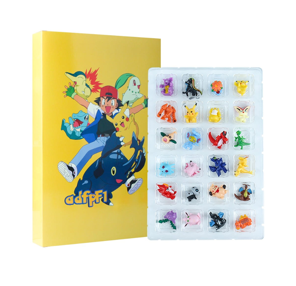 Kalendarz adwentowy Pokemon Pikachu figurki 24 sztuki