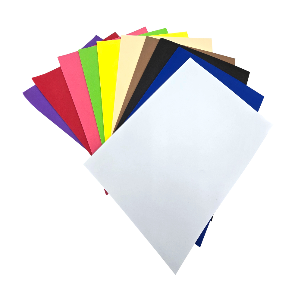 Papier piankowy w arkuszach 10 sztuk kolorowy A4