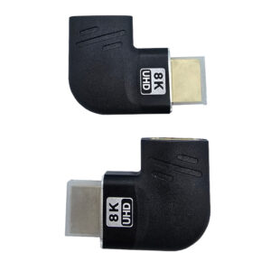 Kątowy adapter HDMI 8K UHD prawy 2 sztuki