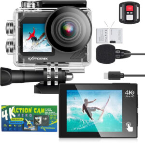 Kamera sportowa Exprotrek 4K Ultra HD dual screen