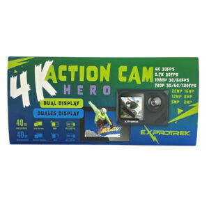 Kamera sportowa Exprotrek 4K Ultra HD dual screen