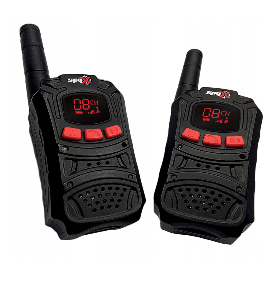 Spyx walkie talkie 2 sztuki zabawka dla dzieci