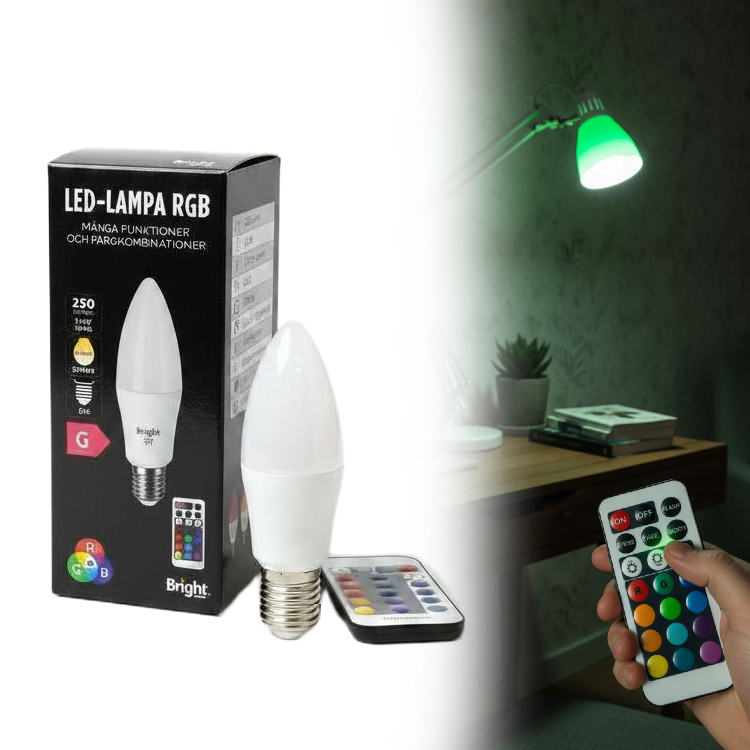 Żarówka LED RGB