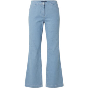 Niebieskie Damskie Spodnie Wide Leg Rozmiar S