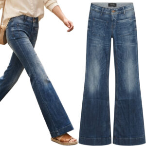 Damskie Jeansy Wide Leg