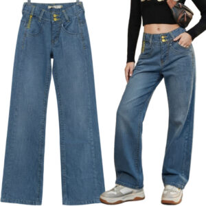 Damskie Jeansy Wide Leg