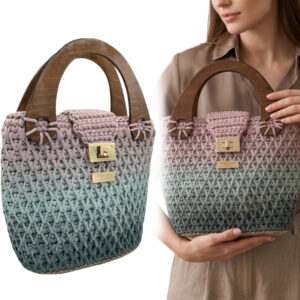Torebka Handmade Ombre