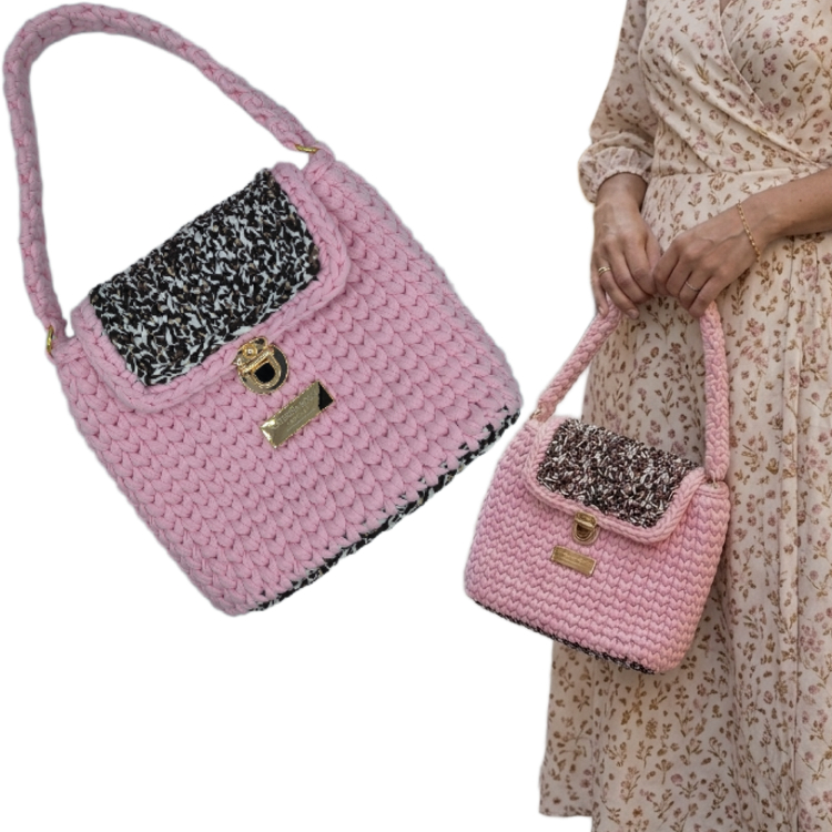 Torebka Handmade Różowa