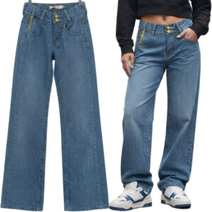 Damskie Jeansy Wide Leg
