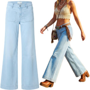 Damskie Jeansy Dzwony