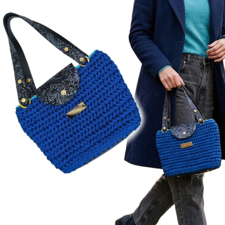Torebka Handmade Niebieska