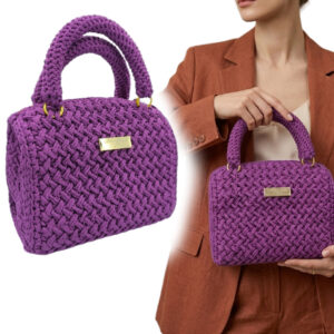 Torebka Handmade Fioletowa