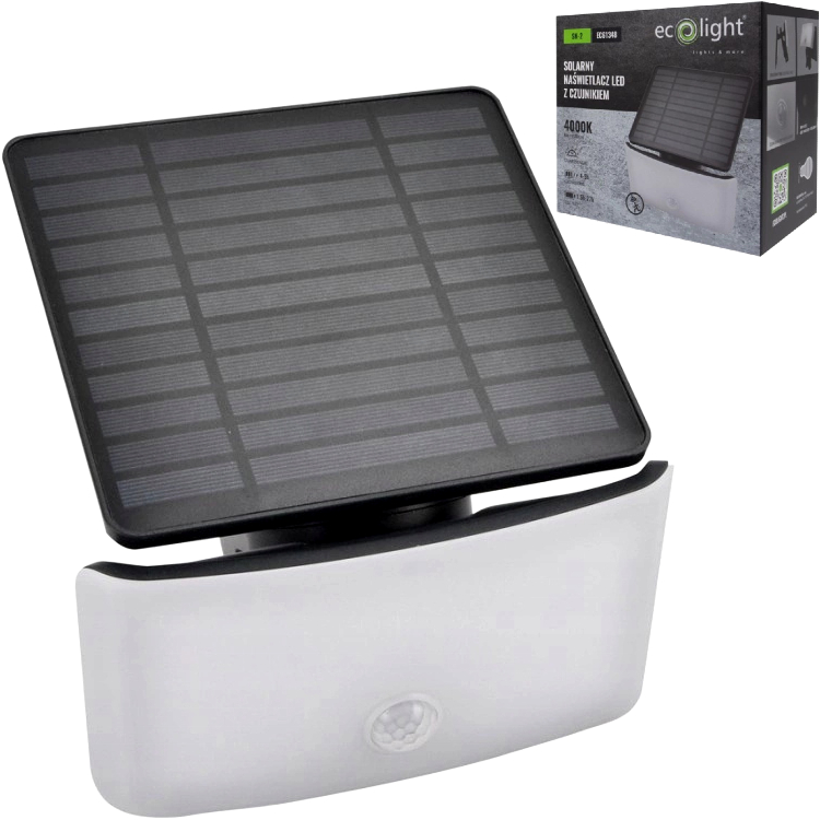 naświetlacz solarny led czujnik ruchu