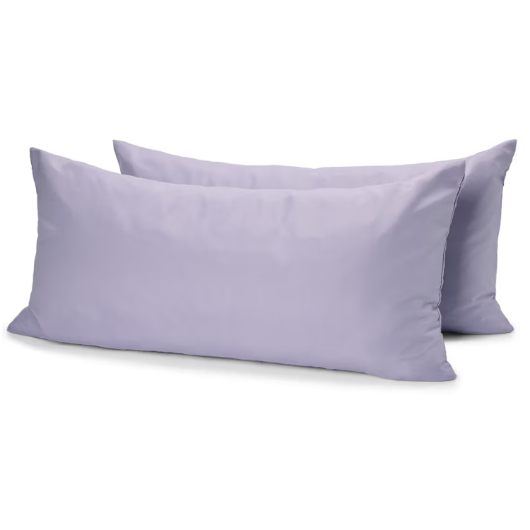 Liliowe Poszewki na Poduszki z Mikrowłókna Tchibo 2 szt. 80×40 cm