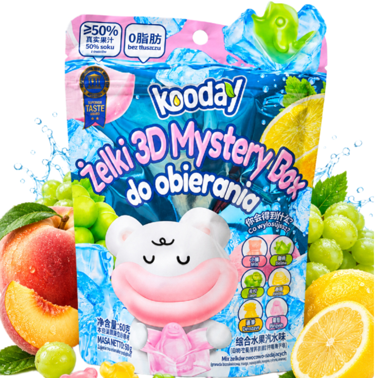 żelki kooday 3d mystery box