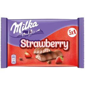 batony milka strawberry