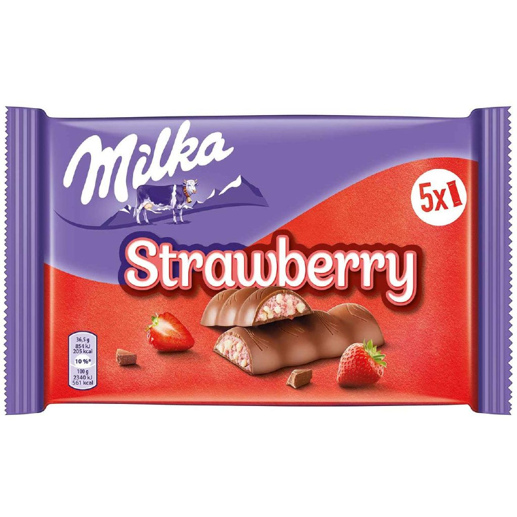 batony milka strawberry